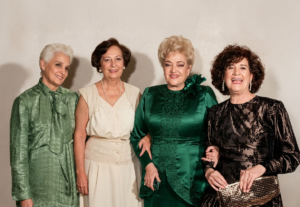 Maria José Serran Lobo, Áurea Pires do Rio Penteado, Odette Costa Bodstein e Eleonor Grandizolli.