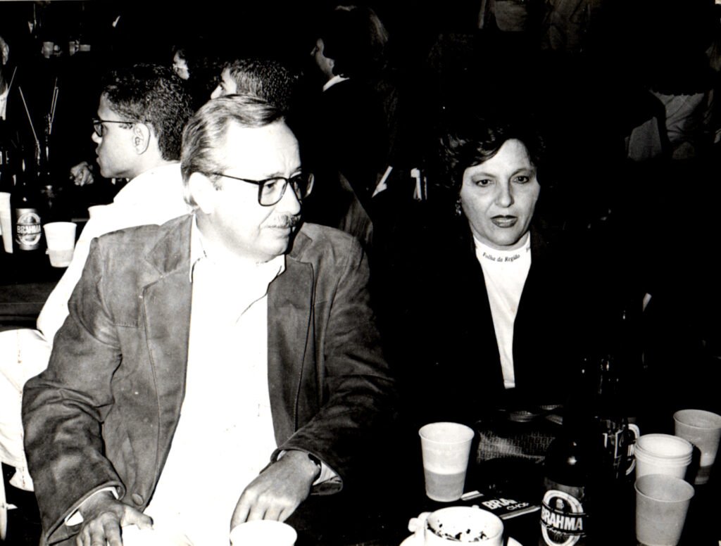 Juvêncio Dias Gomes e a esposa Ida Portolani Gomes