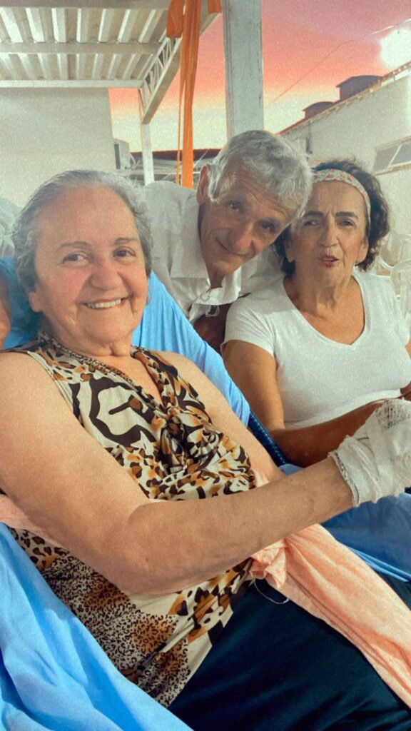 Rosalina Maria de Melo e família