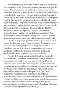 Carta de Chico Xavier agradecendo a Homenagem