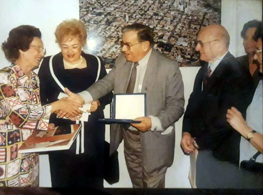 Germínia, Odette e Mário Ferreira Batista
