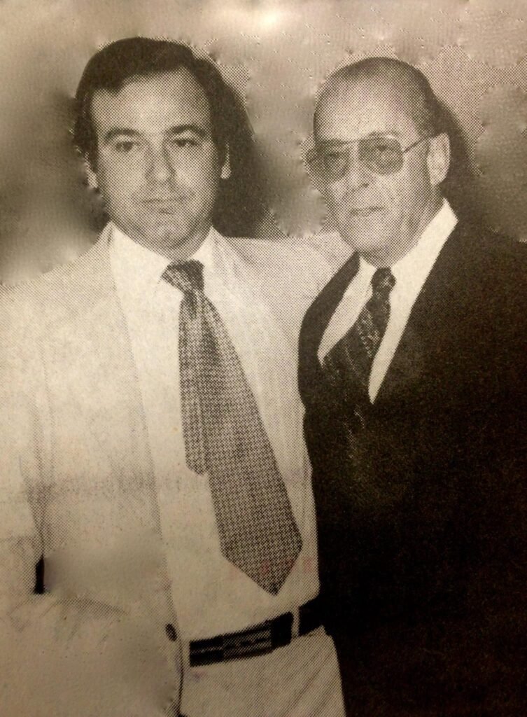 Genilson Senche e o presidente João Baptista de Oliveira Figueiredo